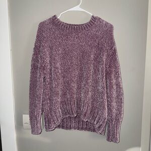 Cynthia Rowley Lavender Chenille Sweater